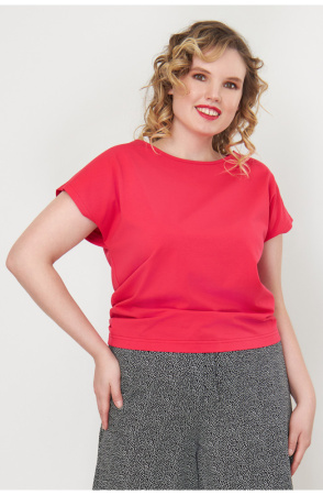 Блузка Незнакомка 03.3029.2154 хлопок "кулирка" ((44) 164-88-96, малиновый)