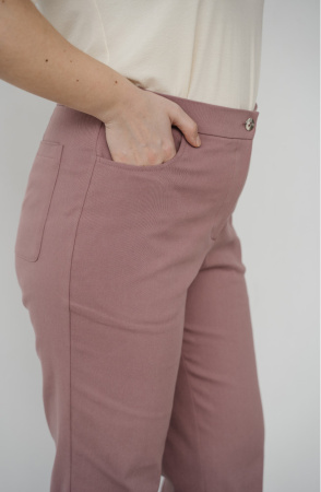 Брюки Незнакомка 05.9410.2695 хлопок костюмный ((56) 170-112-120, грязно-розовый)