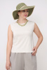 Блузка Незнакомка 08.3012.800 топ вискоза ((54) 164-108-120, бело-беж)