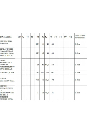 Юбка-брюки Незнакомка 05.9415.2668 штапель диагональ