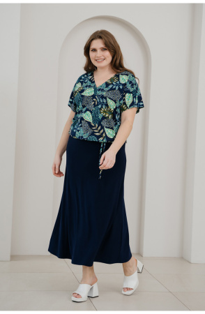 Юбка Незнакомка 04.1007.556.09 масло ((56) 164-112-120, темно-синий)