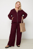 Жакет женский Незнакомка 10.9506.2818 вельвет ((46) 164-92-100, винный)