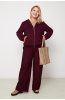 Брюки женские Незнакомка 05.9506.2720 вельвет ((50) 164-100-108, винный)