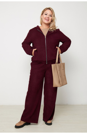 Брюки женские Незнакомка 05.9506.2720 вельвет ((50) 164-100-108, винный)