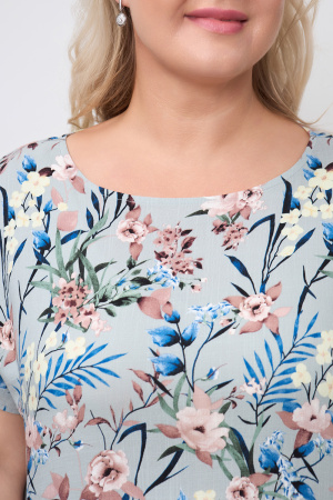 Блузка Незнакомка 03.9479.2154 слаб ((62) 164-124-132, серо-зеленый)