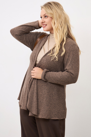 Жакет Незнакомка 10.8612.1965 вязанка кашемир ((50) 164-100-108, темно-бежевый)