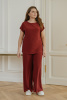 Брюки женские Незнакомка 05.1007.149 масло ((44) 170-88-96, терракотовый)