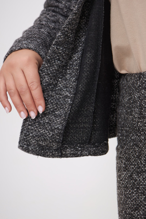 Жакет Незнакомка 10.8431.2841 трикотаж меланж ((44) 164-88-96, темно-серый)