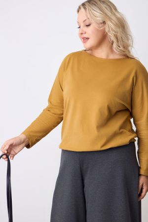 Блузка Незнакомка 03.4142.2032 вискоза фырча ((44) 164-88-96, горчичный)