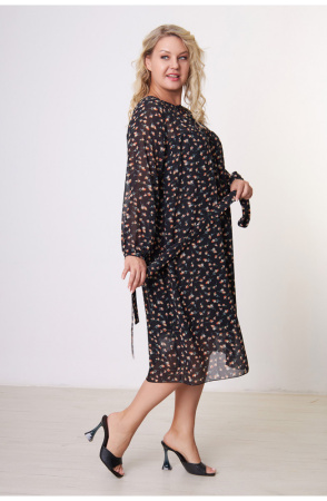 Платье Незнакомка 00.7510.2812 шифон ((48) 164-96-104, черный)