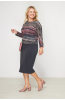 Юбка женская Незнакомка 04.5021.1158 вискоза ((44) 164-88-96, темно-серый)