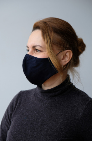 20.3014.1 маска текстильная  защитная (M, темно-синий)