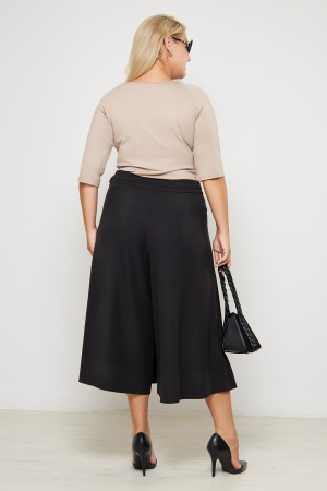 Юбка-брюки Незнакомка 05.9454.2810 креп костюмный ((44) 164-88-96, черный)