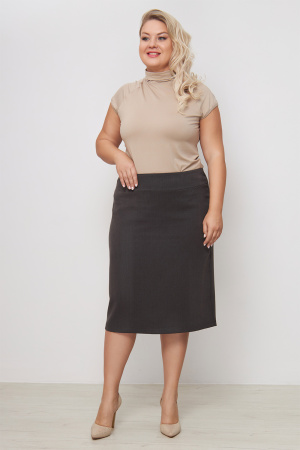 Юбка Незнакомка 04.9449.1158 ткань костюмная ((44) 164-88-96, темно-серый)