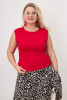 Блузка Незнакомка 08.3012.800 топ вискоза ((52) 164-104-112, красный)