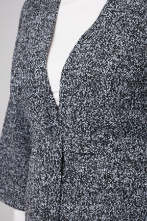 Жакет женский Незнакомка 10.8452.669 трикотаж"букле" ((44) 164-88-96, черно-белый)
