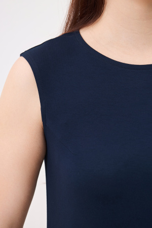 Блузка-топ Незнакомка 08.3012.1791 вискоза ((44) 164-88-96, темно-синий)