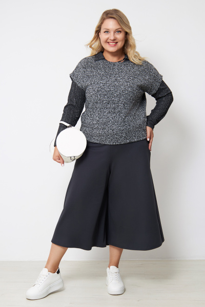 Юбка-брюки Незнакомка 05.5021.2630 вискоза ((56) 164-112-120, серый)