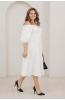 Платье Незнакомка 00.9280.2745 ткань костюмная ((58) 164-116-124, молочный)
