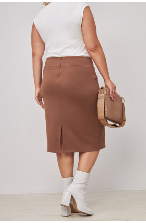 Юбка женская Незнакомка 04.5021.1158 вискоза ((56) 164-112-120, кофе с молоком)