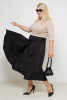 Юбка-брюки Незнакомка 05.9454.2810 креп костюмный ((44) 164-88-96, черный)
