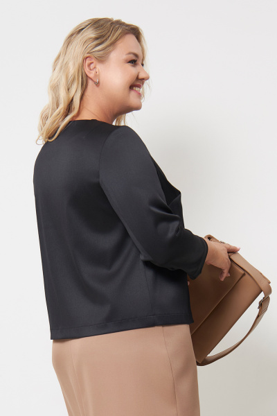 Жакет Незнакомка 10.9455.2862 атлас-стрейч ((44) 164-88-96, черный)