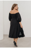 Платье Незнакомка 00.9280.2745 ткань костюмная ((50) 164-100-108, черный)