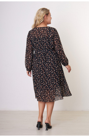 Платье Незнакомка 00.7510.2812 шифон ((48) 164-96-104, черный)