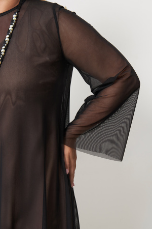 Платье Незнакомка 00.9613.2877 сетка ((46) 164-92-100, черный)