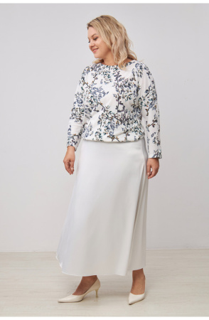 Юбка Незнакомка 04.9455.556.09 атлас-стрейч ((58) 164-116-124, молочный)