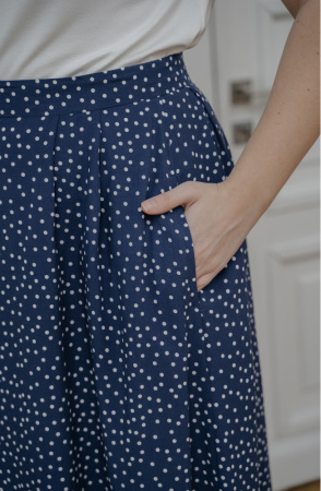 Юбка Незнакомка 04.9388.2700 штапель"горох"