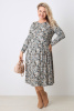 Платье Незнакомка 00.4133.2336.96 вискоза ((44) 164-88-96, серо-бежевый)
