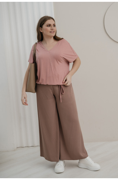 Блузка Незнакомка 03.3012.2344 вискоза ((48) 164-96-104, пыльная роза)