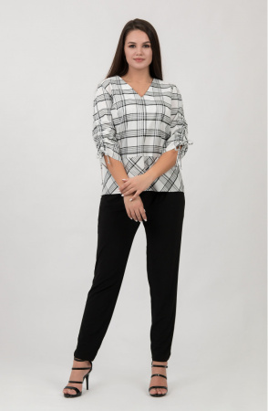 Блузка Незнакомка 03.9341.2510 бенгалин "клетка"