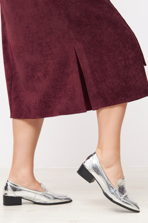 Платье Незнакомка 00.9508.2878 вельвет ((58) 164-116-124, бордовый)