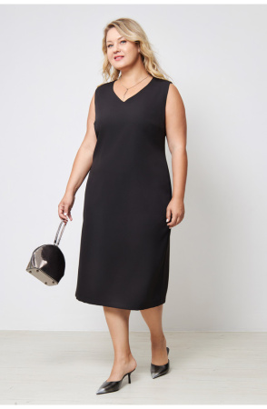 Платье Незнакомка 00.9280.2861 ткань косюмная ((58) 164-116-124, черный)