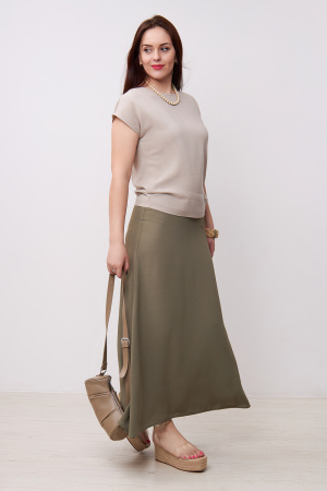 Юбка Незнакомка 04.9497.556.09 ткань ((56) 164-112-120, хаки)