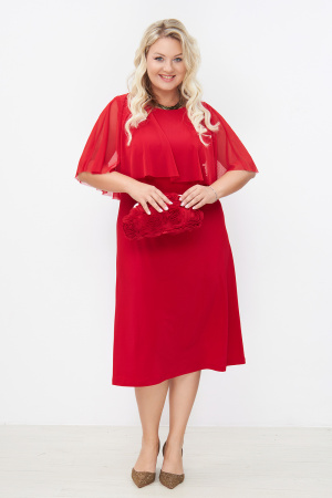 Платье Незнакомка 00.1007.2109 масло ((58) 164-116-124, красный)