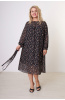 Платье Незнакомка 00.7510.2812 шифон ((48) 164-96-104, черный)