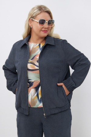 Жакет Незнакомка 10.9506.2864 вельвет ((48) 164-96-104, серый)