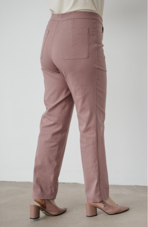 Брюки Незнакомка 05.9410.2695 хлопок костюмный ((56) 170-112-120, грязно-розовый)