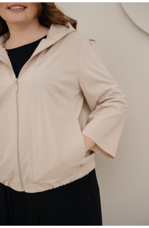 Жакет Незнакомка 10.9380.2702 бенгалин ((60) 164-120-128, светло-беж)