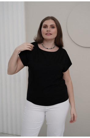 Блузка Незнакомка 03.3012.2154 вискоза ((62) 164-124-132, черный)
