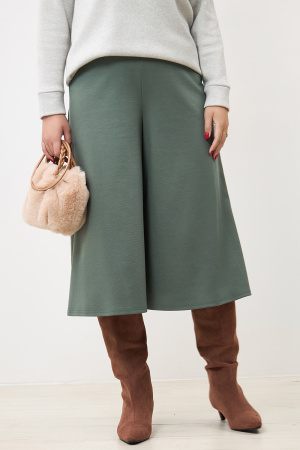 Юбка-брюки Незнакомка 05.5021.2630 вискоза ((58) 164-116-124, серо-зеленый)