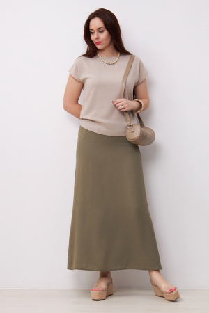 Юбка Незнакомка 04.9497.556.09 ткань ((56) 164-112-120, хаки)
