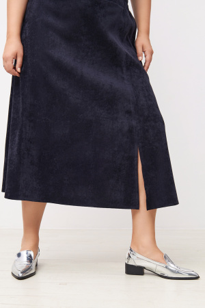 Юбка Незнакомка 04.9508.2813 вельвет ((44) 164-88-96, темно-синий)