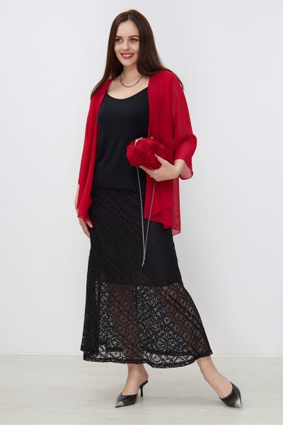 Юбка Незнакомка 04.353.556.09 гипюр ((44) 164-88-96, черный)