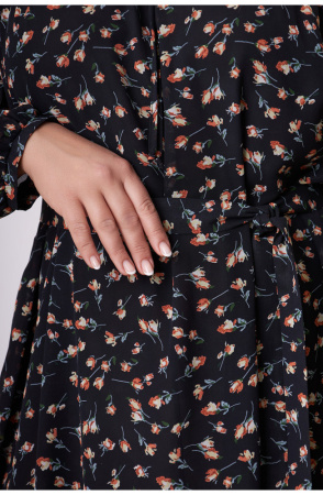 Платье Незнакомка 00.7510.2812 шифон ((48) 164-96-104, черный)