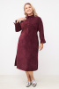 Платье Незнакомка 00.9508.2878 вельвет ((58) 164-116-124, бордовый)