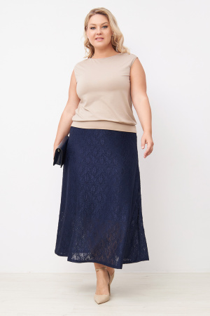 Юбка Незнакомка 04.9623.556.09 гипюр ((44) 164-88-96, темно-синий)
